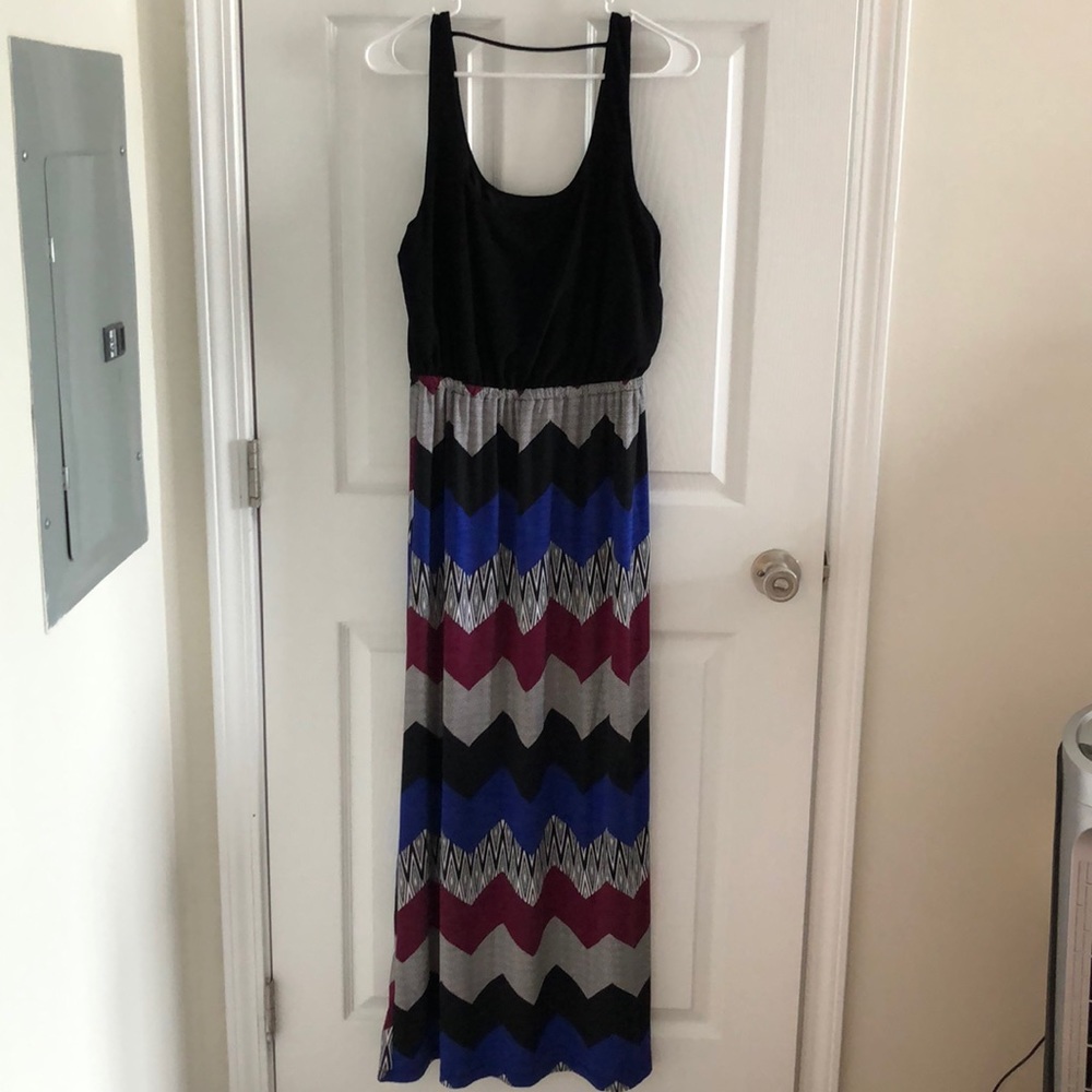 Maxi chevron dress